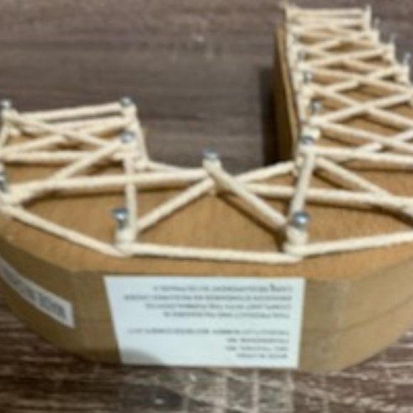 Decorative Letter J with Rope - Picture 2 of 6